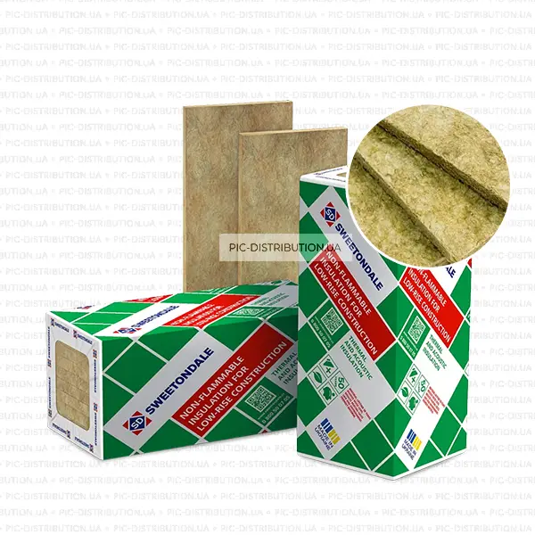 Базальтова вата Sweetondale мат ламельний 30-45кг/м³ оптом