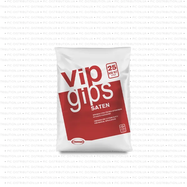 Шпаклівка фінішна гіпсова VipGips Saten оптом